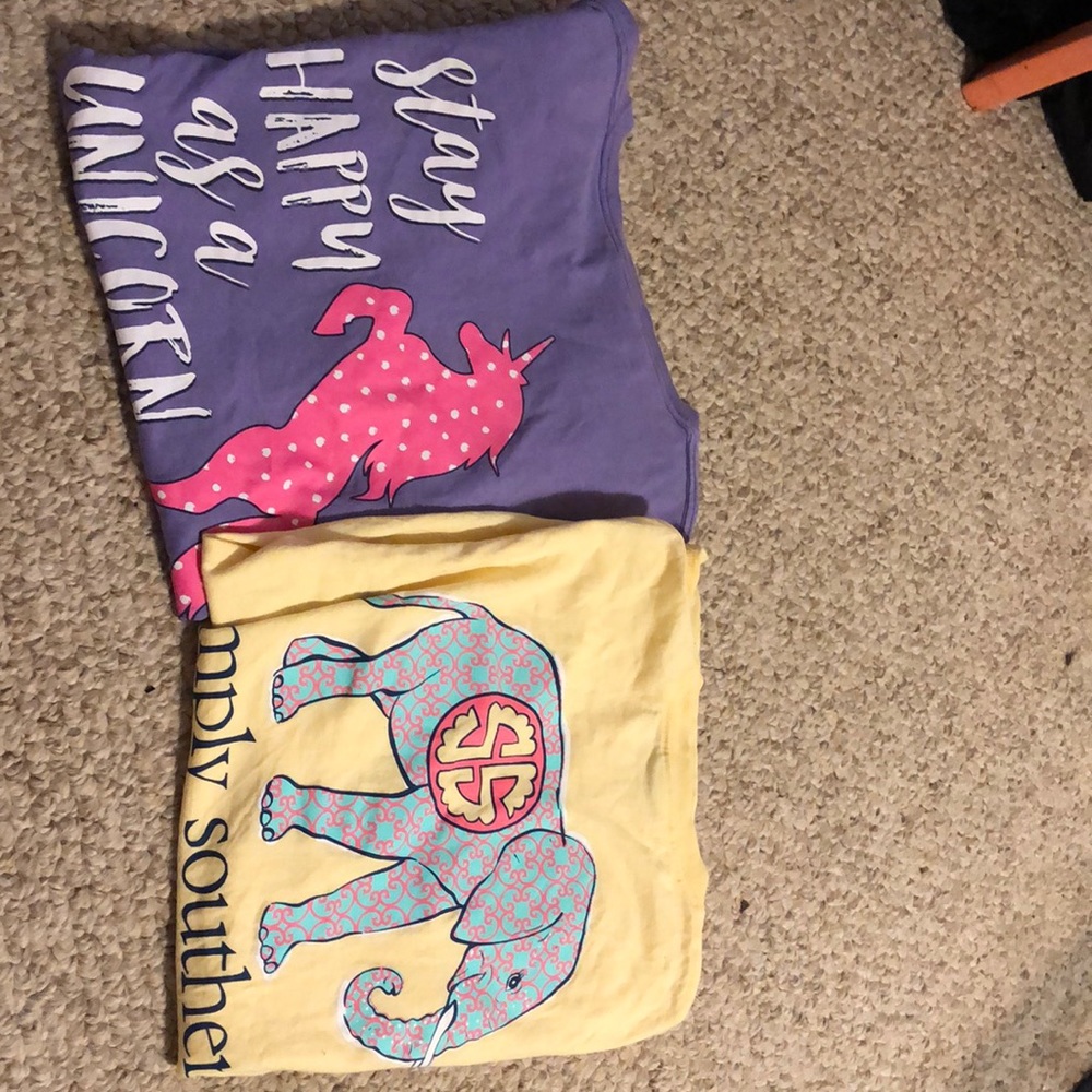 2 simply southern t shirts
